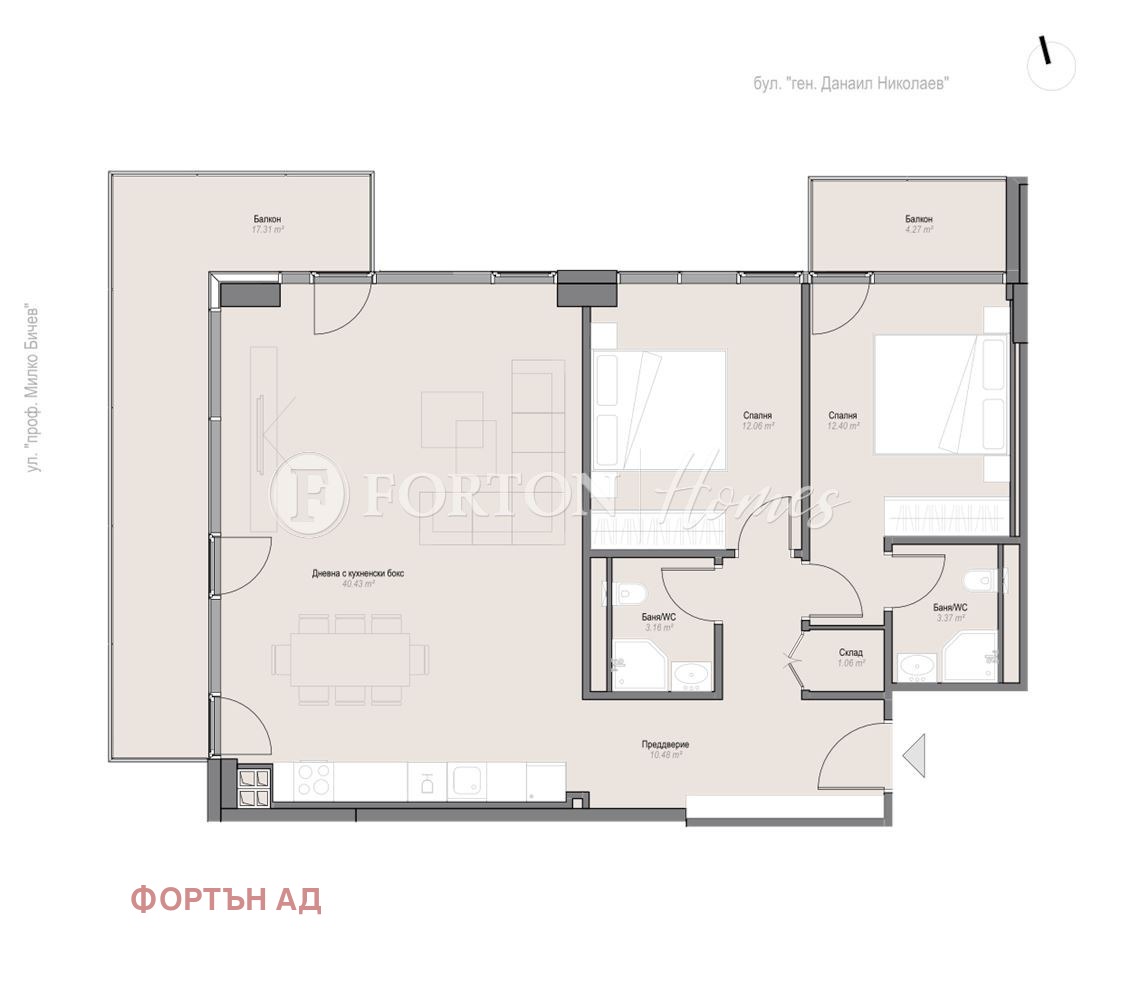 Продава 3-СТАЕН, гр. София, Оборище, снимка 2 - Апартаменти - 55724809
