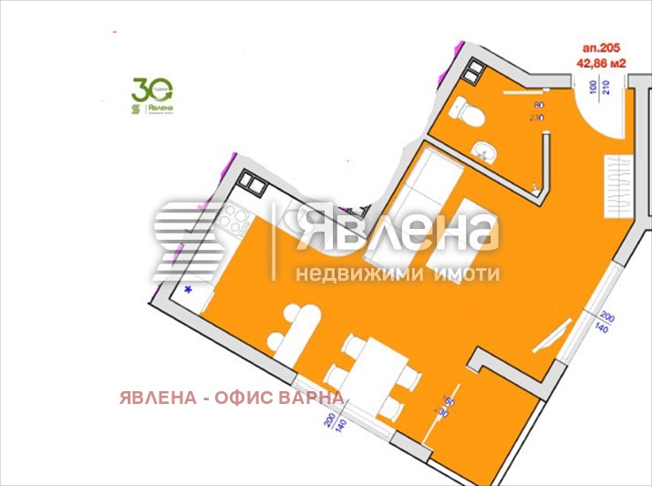 Продава 1-СТАЕН, гр. Бяла, област Варна, снимка 3 - Апартаменти - 54611650