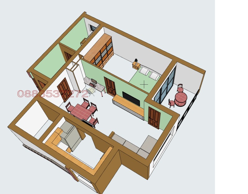 Продава 2-СТАЕН, гр. Стара Загора, Център, снимка 13 - Aпартаменти - 49019651