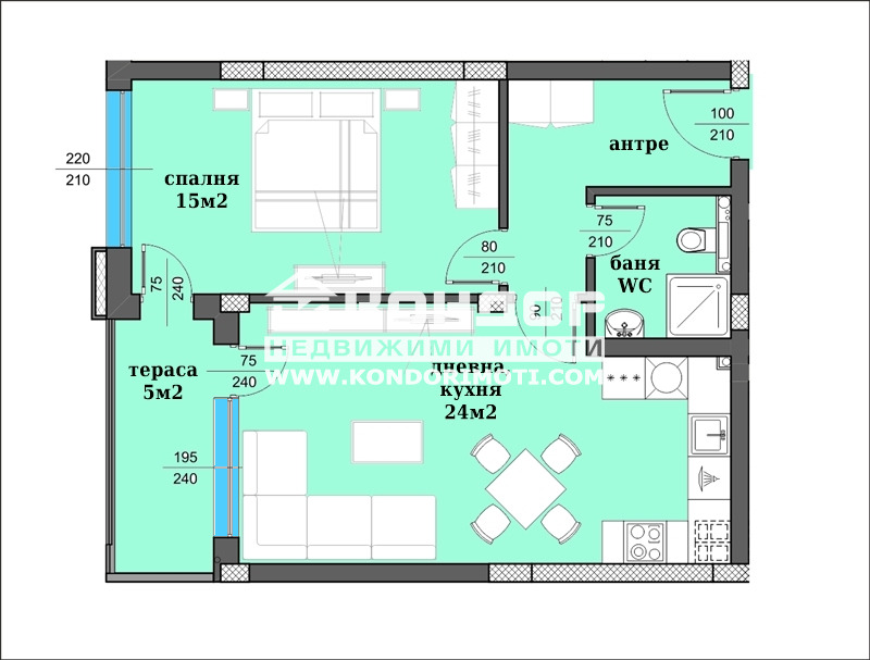 Продава 2-СТАЕН, гр. Пловдив, Център, снимка 11 - Aпартаменти - 48793495