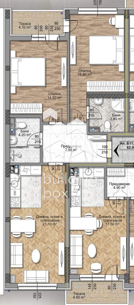 Продава 3-СТАЕН, гр. София, Овча купел 1, снимка 2 - Апартаменти - 56073269