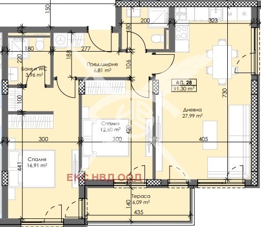 Na sprzedaż  2 sypialnie Plowdiw , Trakija , 112 mkw | 85908405