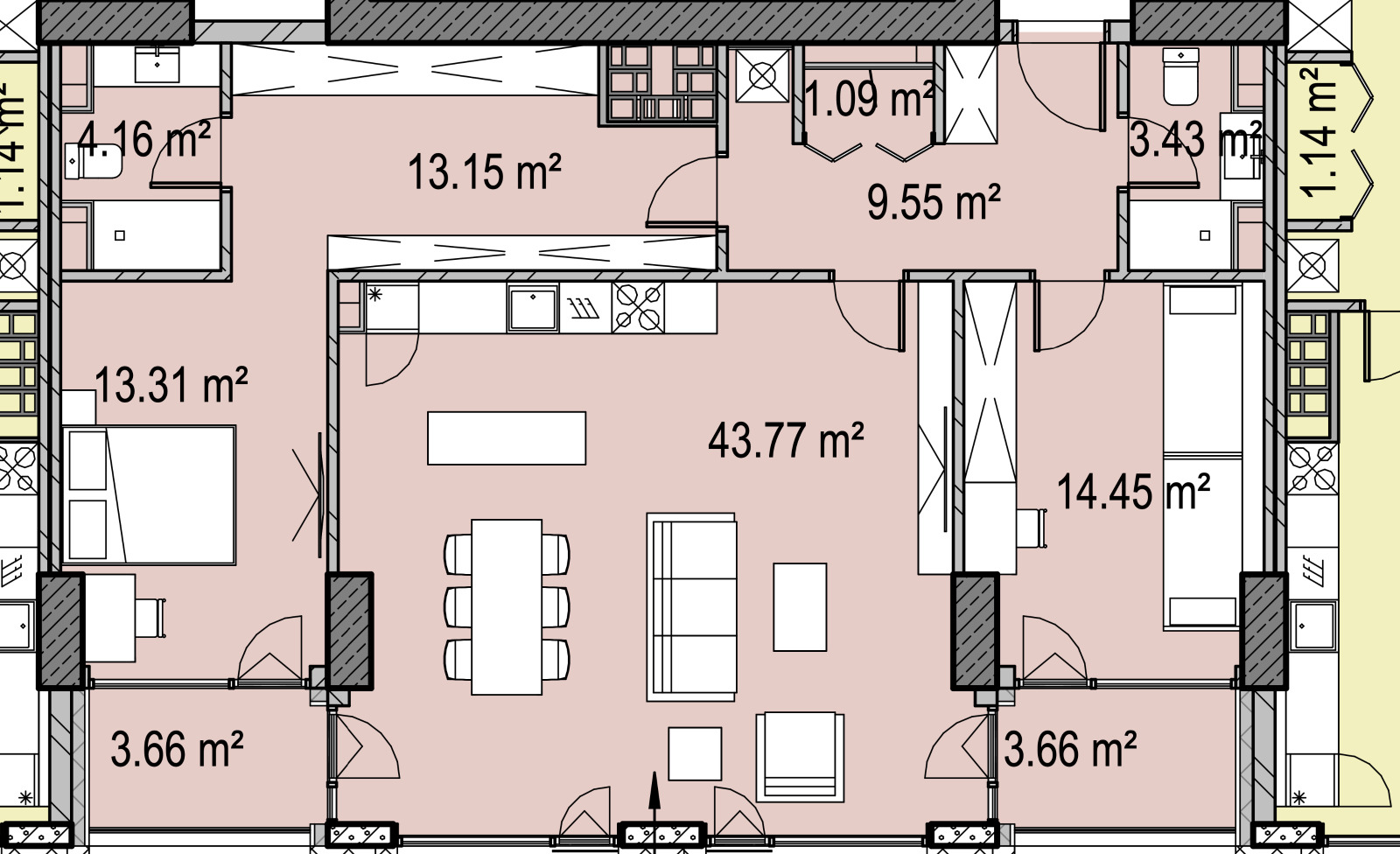 Продава 3-СТАЕН, гр. София, Дружба 1, снимка 2 - Апартаменти - 54213288