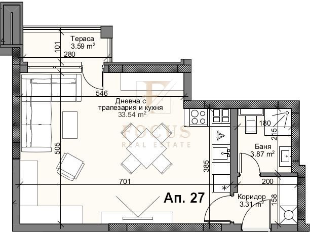 À vendre  Studio Plovdiv , Karchiyaka , 61 m² | 59402478 - image [4]