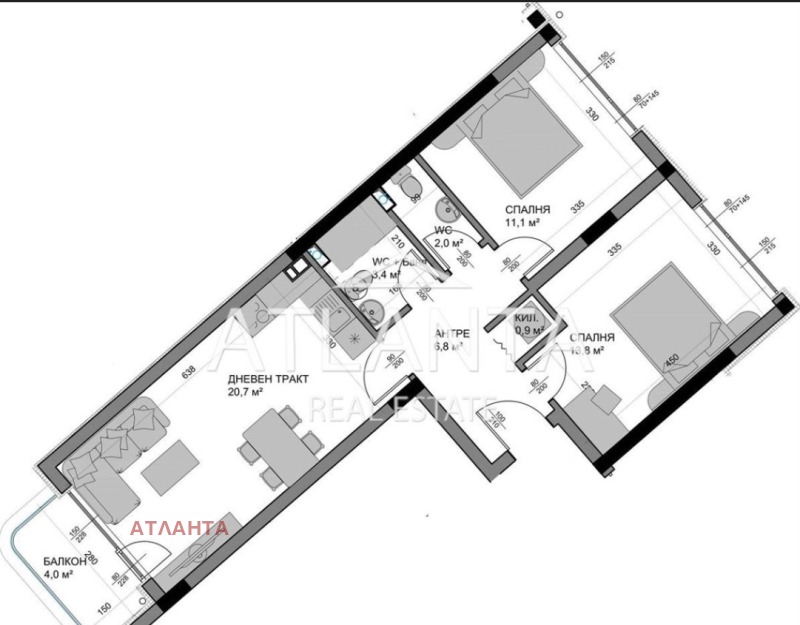 Продава 3-СТАЕН, град Варна, Владислав Варненчик 1 • 132990 € / 260105.83 лв. • 18535954 1