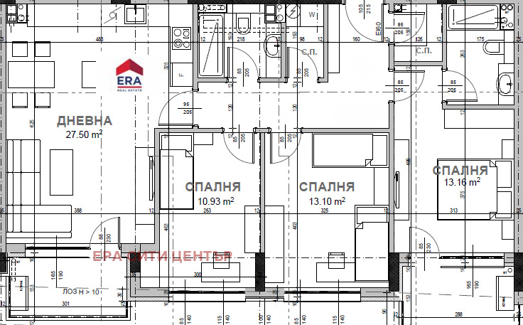 Продаја  3 спаваће собе Стара Загора , Казански - изток , 133 м2 | 67880919