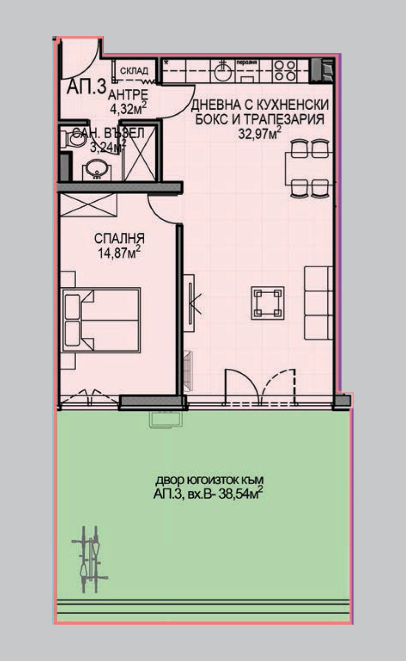 De vânzare  1 dormitor Sofia , Obelia 2 , 70 mp | 18774169 - imagine [2]