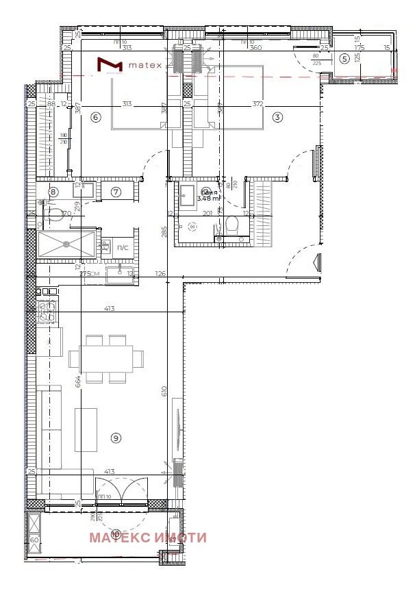 Продаја  2 спаваће собе Варна , Чајка , 110 м2 | 79050031 - слика [2]