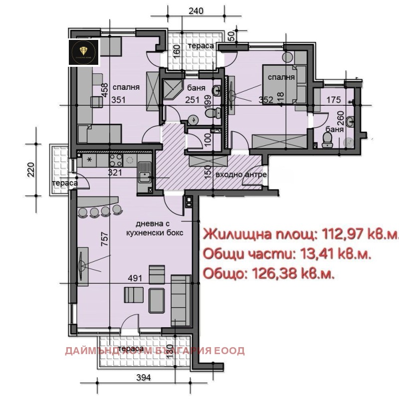 Продава 3-СТАЕН, гр. Пловдив, Остромила, снимка 12 - Aпартаменти - 48894910