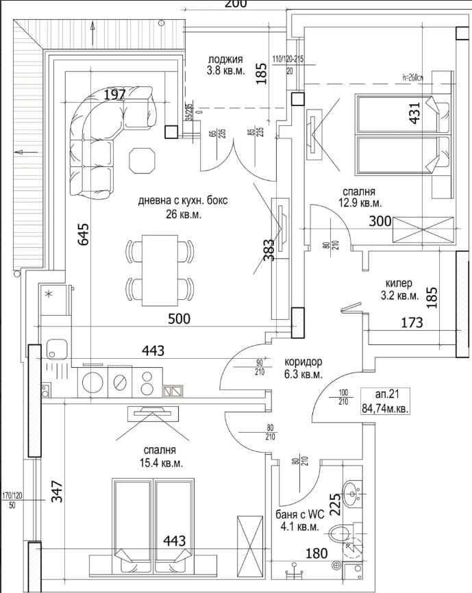 Продава 3-СТАЕН, гр. Варна, Цветен квартал, снимка 3 - Апартаменти - 51919879