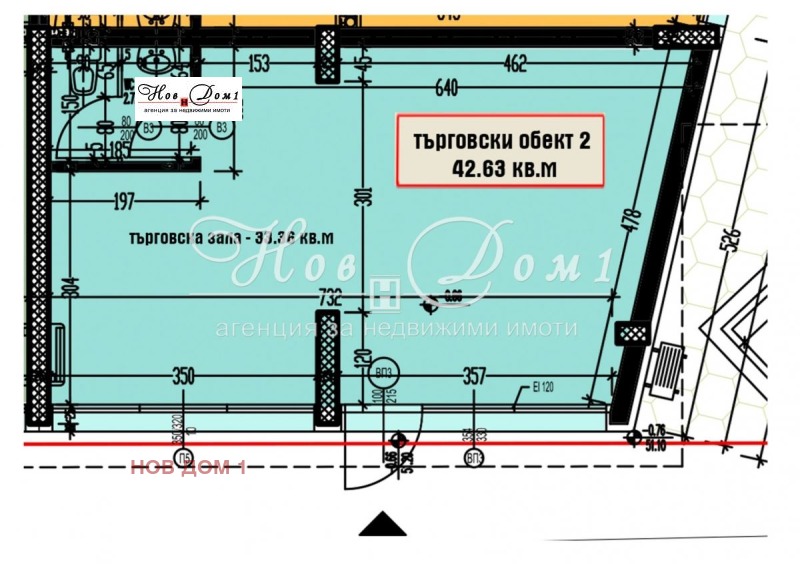 For Sale  Shop Varna , Asparuhovo , 43 sq.m | 56938429 - image [2]