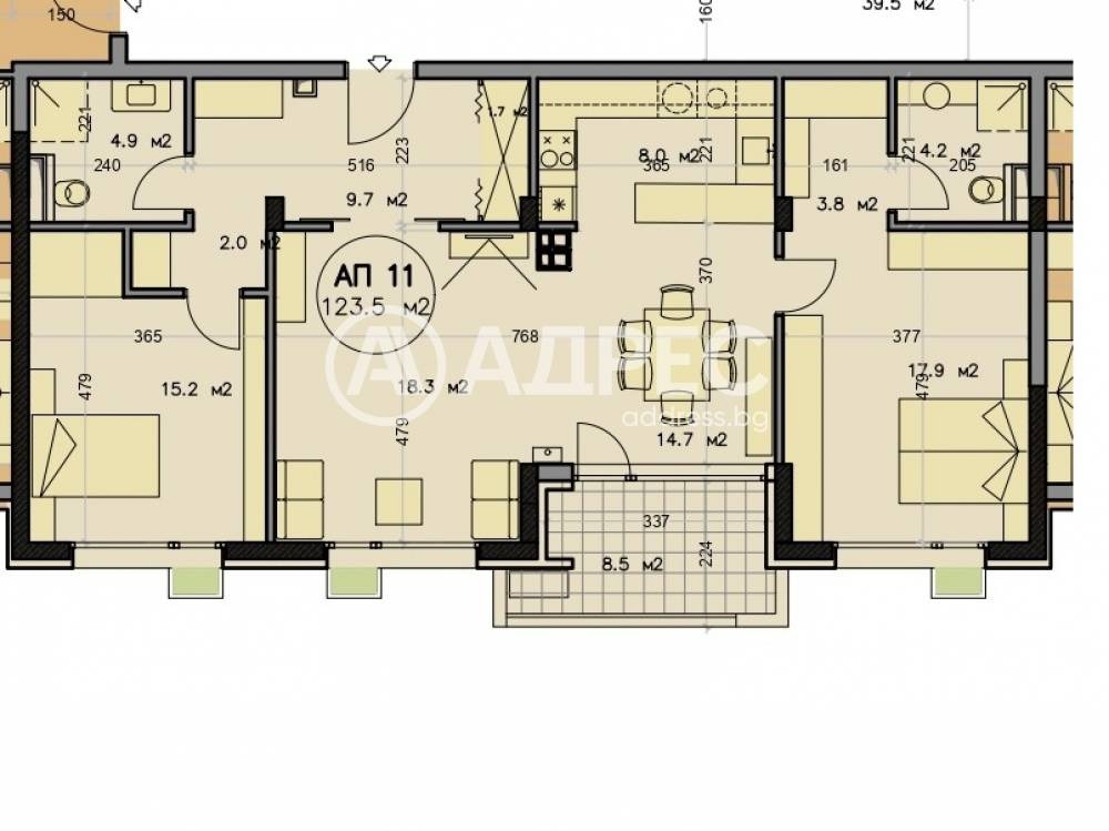 Продава 3-СТАЕН, гр. София, Горна баня, снимка 2 - Апартаменти - 53393023