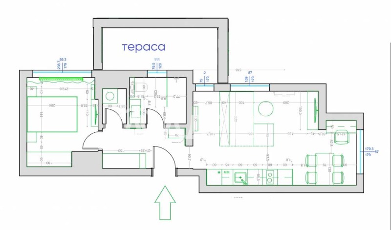 Продава 2-СТАЕН, гр. София, Център, снимка 3 - Апартаменти - 52035478