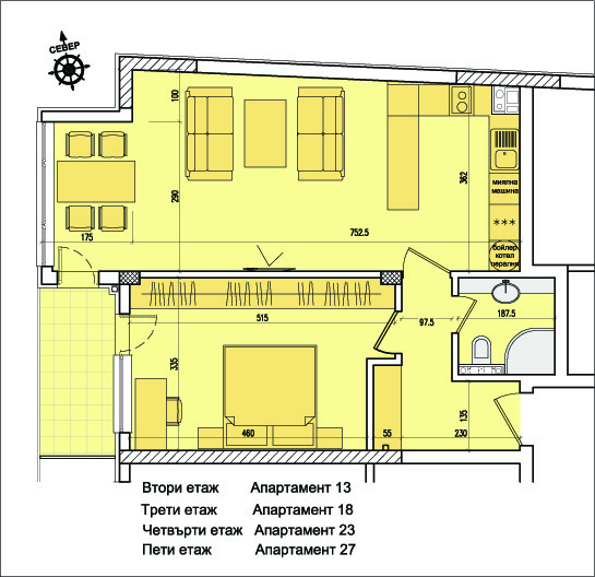 Продава 2-СТАЕН, гр. София, Кръстова вада, снимка 6 - Апартаменти - 54956800