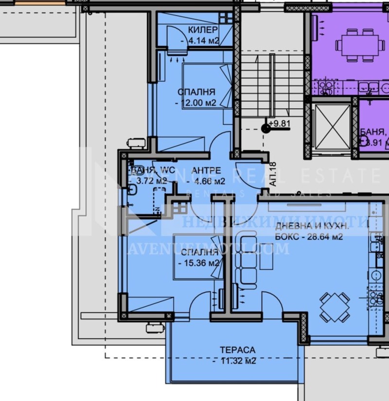 Продава  3-стаен град Пловдив , Остромила , 112 кв.м | 48211263