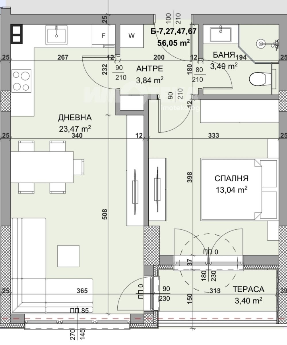 Продава 2-СТАЕН, гр. Варна, Владислав Варненчик 1, снимка 11 - Апартаменти - 54591369