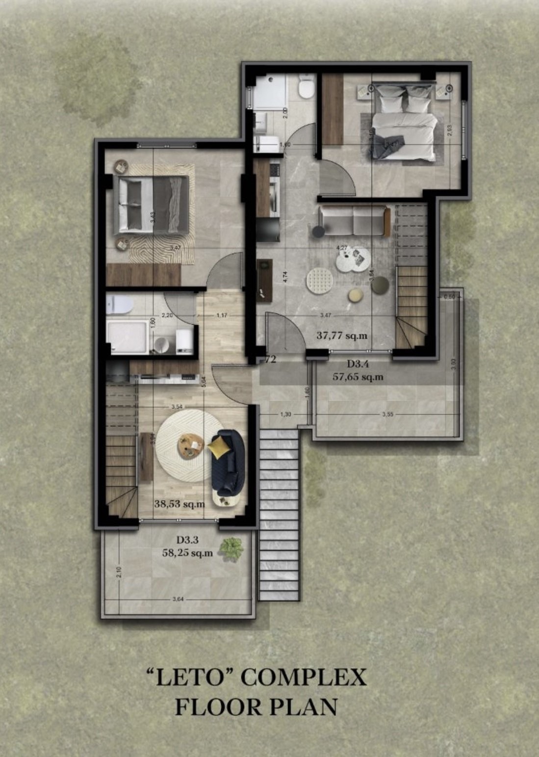 Продава 3-СТАЕН, Извън страната, област Извън страната, снимка 12 - Апартаменти - 53930829