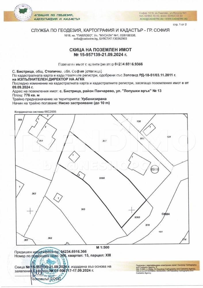Продаја  Плот Софија , м-т Камбаните , 776 м2 | 81856114 - слика [4]