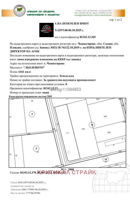 Продава ПАРЦЕЛ, гр. Пловдив, Индустриална зона - Изток, снимка 10 - Парцели - 54343606