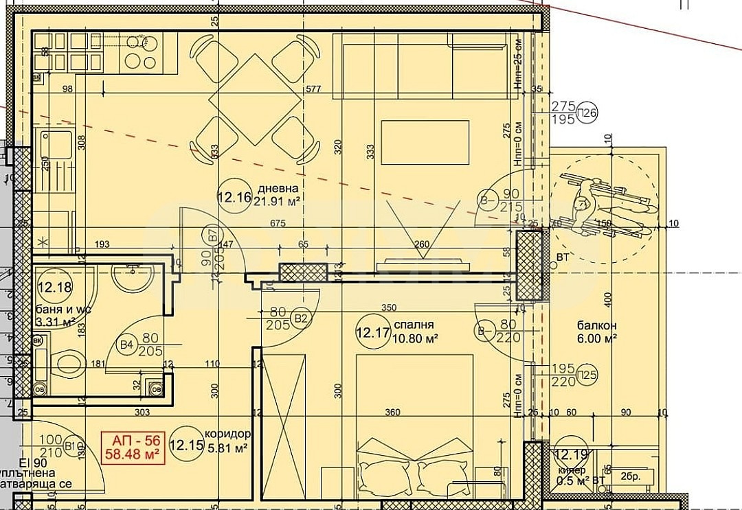 Продава 2-СТАЕН, гр. Варна, Възраждане 4, снимка 5 - Апартаменти - 53794462