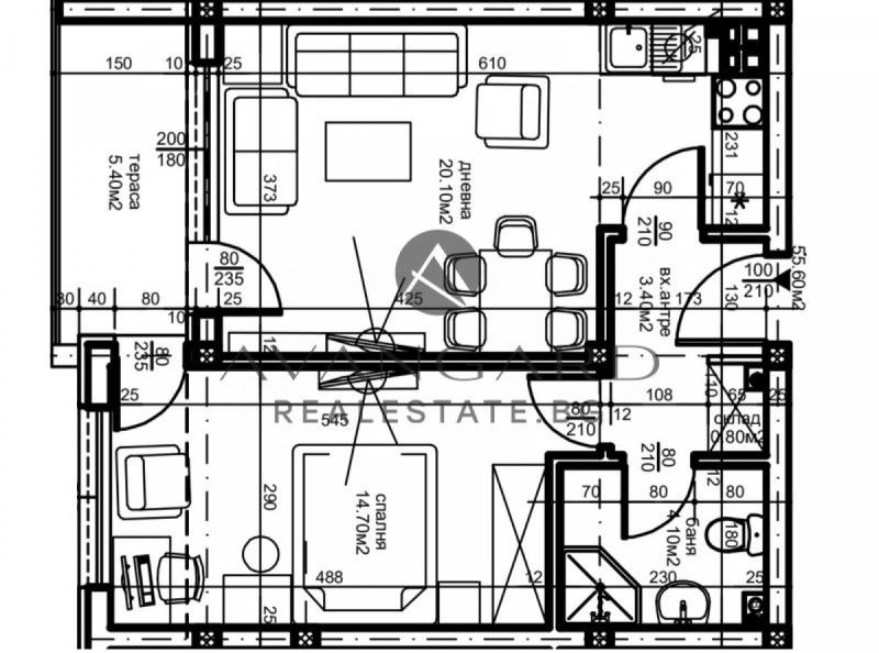 Продава 2-СТАЕН, гр. Пловдив, Кючук Париж, снимка 4 - Aпартаменти - 47875105