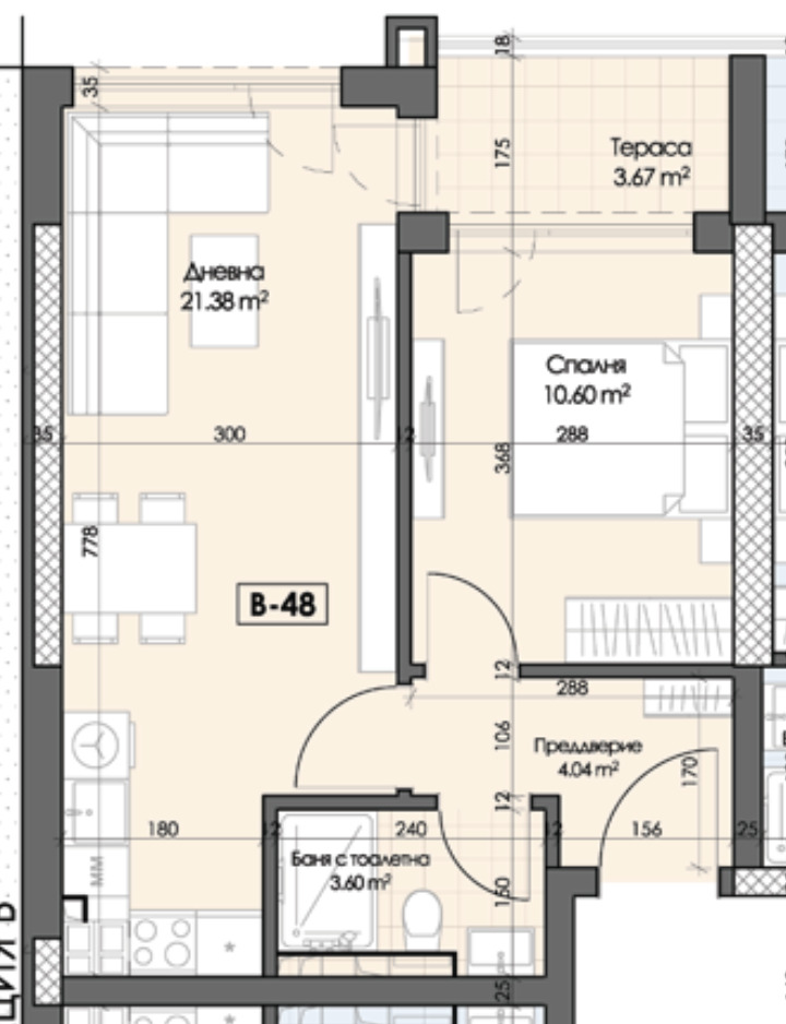 Продава 2-СТАЕН, гр. Пловдив, Гагарин, снимка 2 - Апартаменти - 54698509