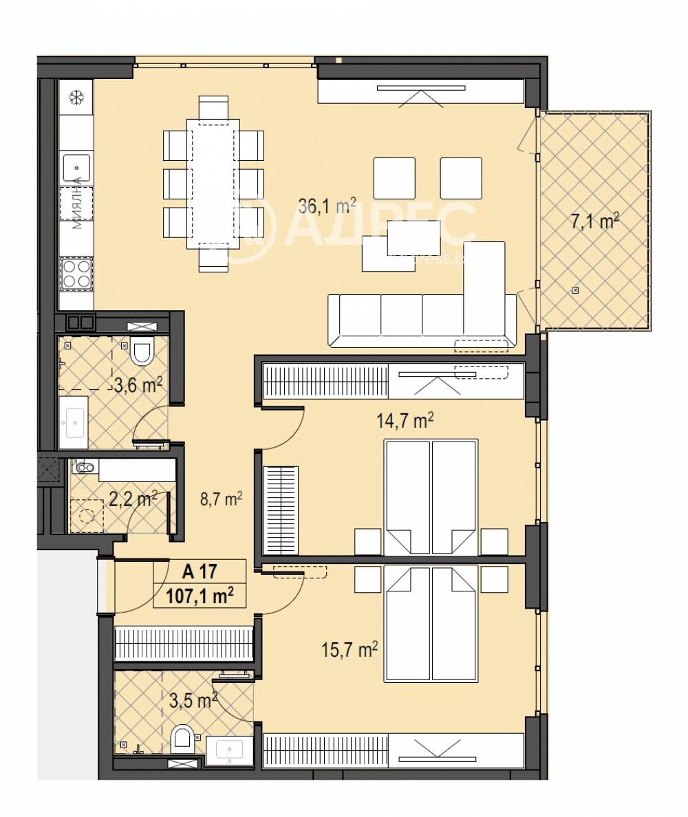 Продава 3-СТАЕН, гр. София, Бояна, снимка 4 - Апартаменти - 54143428