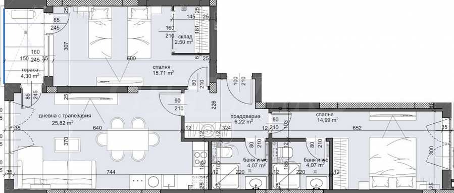 Продава 3-СТАЕН, гр. Пловдив, Тракия, снимка 2 - Апартаменти - 56246034