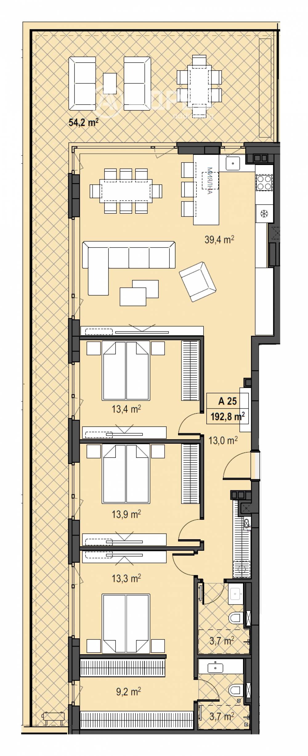 Продава МНОГОСТАЕН, гр. София, Бояна, снимка 3 - Апартаменти - 52454428