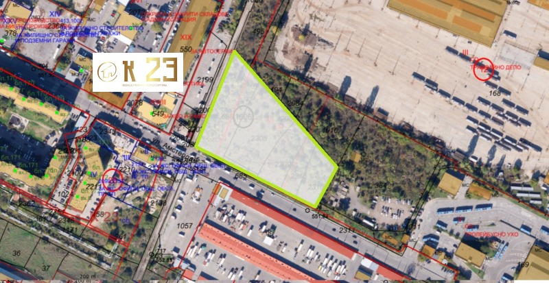 Продава ПАРЦЕЛ в град София, Дружба 2 - 12264 кв.м / 2 760 700 € » 5 399 459.88 лв., К 23