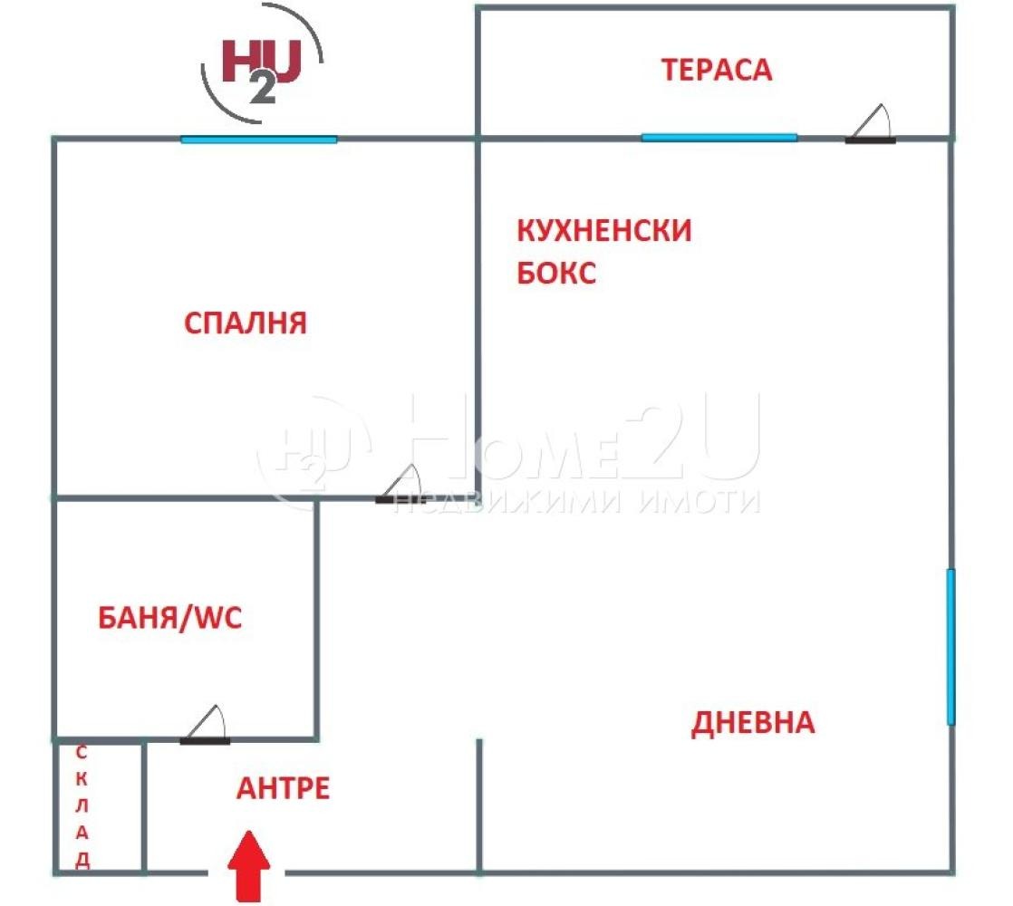 Продава 2-СТАЕН, гр. София, Манастирски ливади, снимка 2 - Апартаменти - 56124838