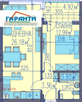 1 спальня Каменица 2, Пловдив 4