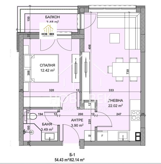 Na sprzedaż  1 sypialnia Warna , Wladislaw Warnenczik 1 , 62 mkw | 97541592 - obraz [3]