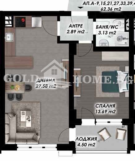 Продава 2-СТАЕН, гр. Пловдив, Гагарин, снимка 10 - Апартаменти - 53042271