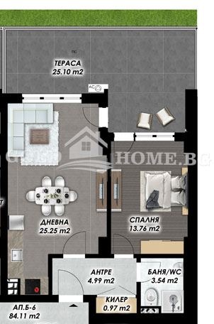 Продава 2-СТАЕН, гр. Пловдив, Гагарин, снимка 15 - Апартаменти - 53042271
