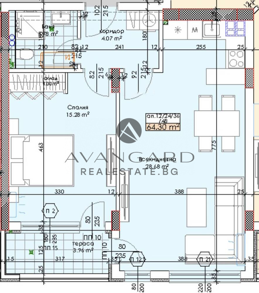 Продава 2-СТАЕН, гр. Пловдив, Тракия, снимка 2 - Апартаменти - 54205706