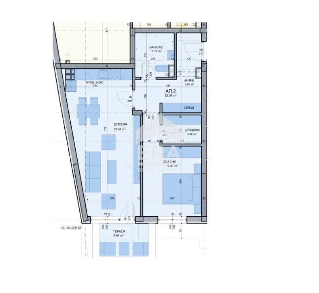 Te koop  1 slaapkamer Sofia , Orlandovtsi , 73 m² | 13154413