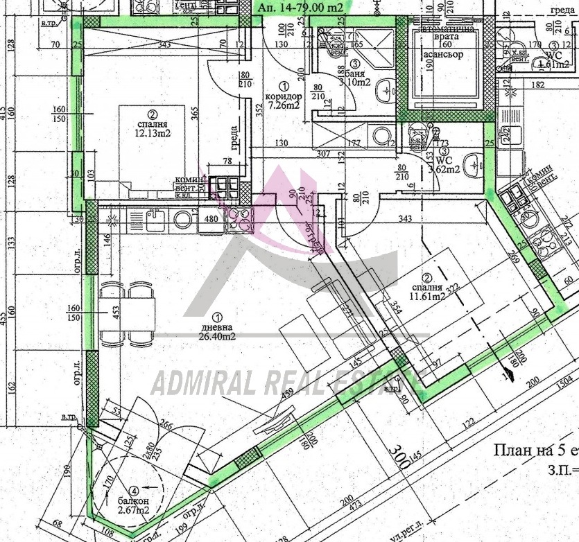 Продава 3-СТАЕН, гр. Варна, Базар Левски, снимка 2 - Апартаменти - 49124772