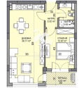 Продава  2-стаен град Пловдив , Гагарин , 77 кв.м | 38277378 - изображение [2]