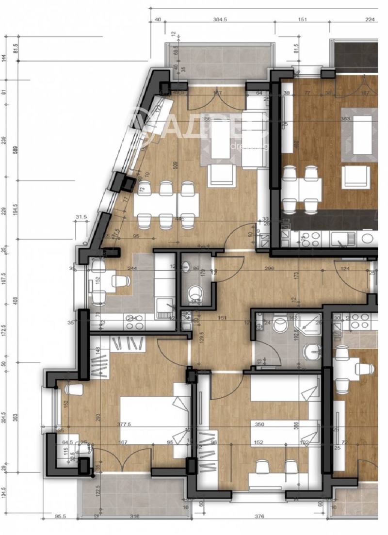 Продаја  2 спаваће собе Софија , Левски В , 116 м2 | 60476748