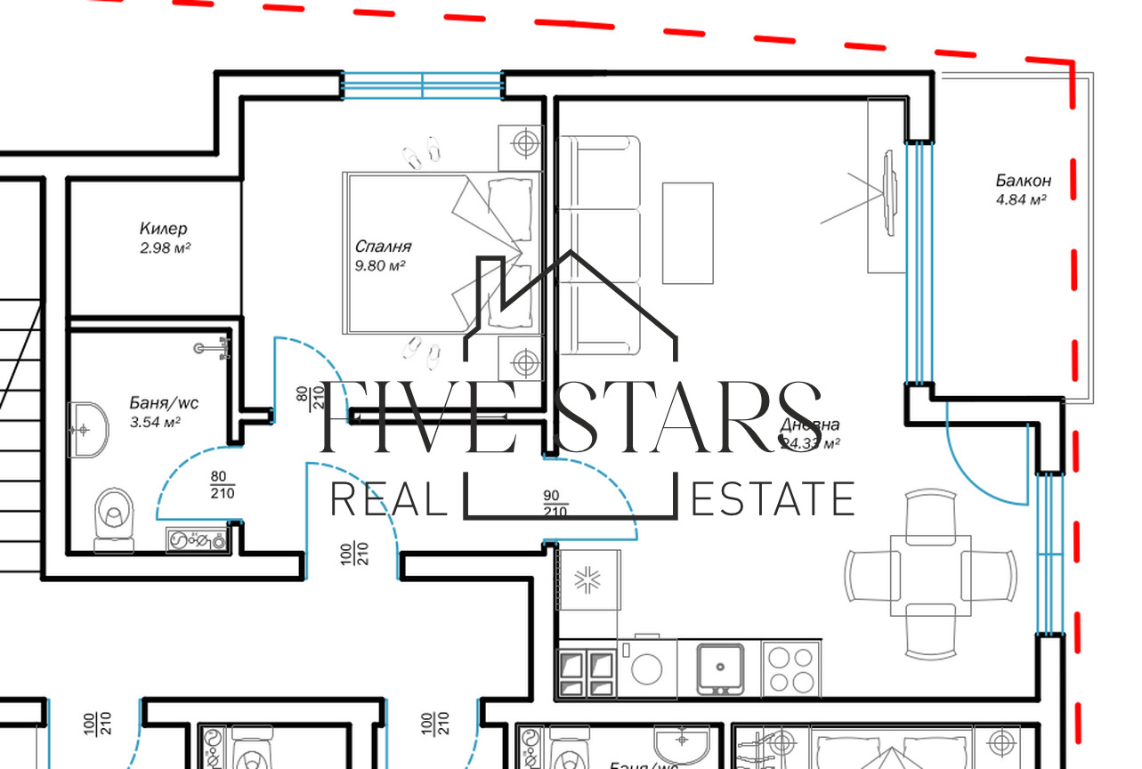Продава 2-СТАЕН, гр. Варна, м-т Пчелина, снимка 2 - Апартаменти - 53996872