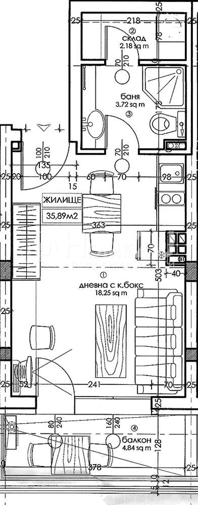 Продава 1-СТАЕН, гр. София, Овча купел, снимка 5 - Aпартаменти - 49271100