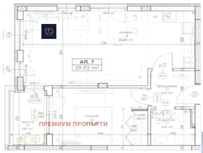 Продава  2-стаен град Пловдив , Беломорски , 68 кв.м | 53609609 - изображение [4]