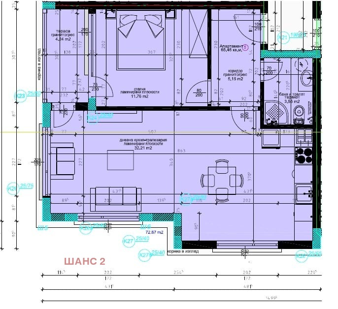 Продава 2-СТАЕН, гр. Варна, Погреби, снимка 17 - Апартаменти - 56084598
