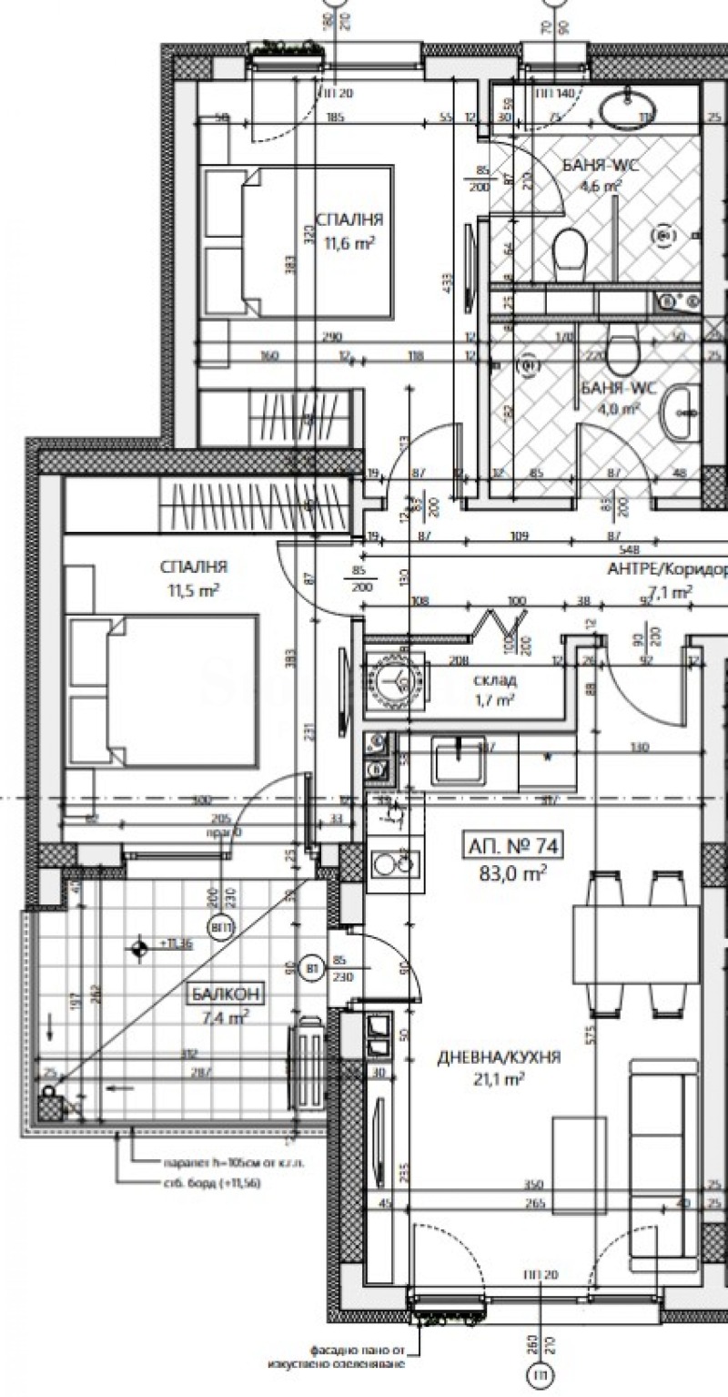 En venta  2 dormitorios región Burgas , Nesebar , 94 metros cuadrados | 96909963 - imagen [2]