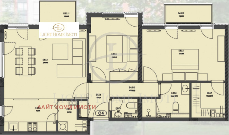 En venta  2 dormitorios Plovdiv , Karshiyaka , 121 metros cuadrados | 38009316 - imagen [4]