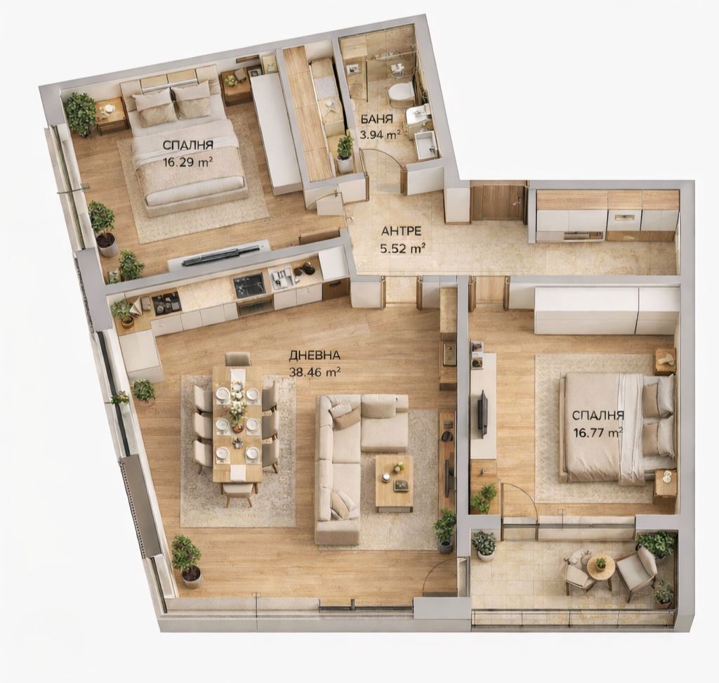 Продава 3-СТАЕН, гр. Варна, Възраждане 4, снимка 2 - Апартаменти - 53352001