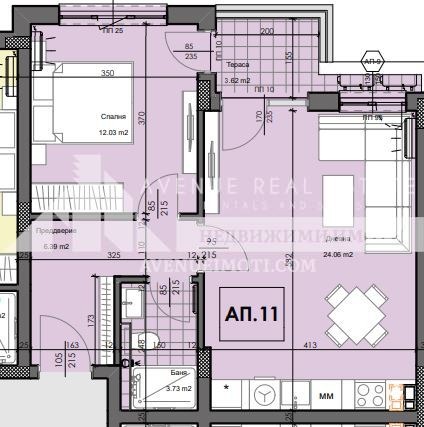 Till salu  1 sovrum Plovdiv , Gagarin , 74 kvm | 62931141 - bild [2]