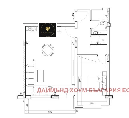 Till salu  1 sovrum Plovdiv , Mladejki Halm , 90 kvm | 90952576 - bild [2]