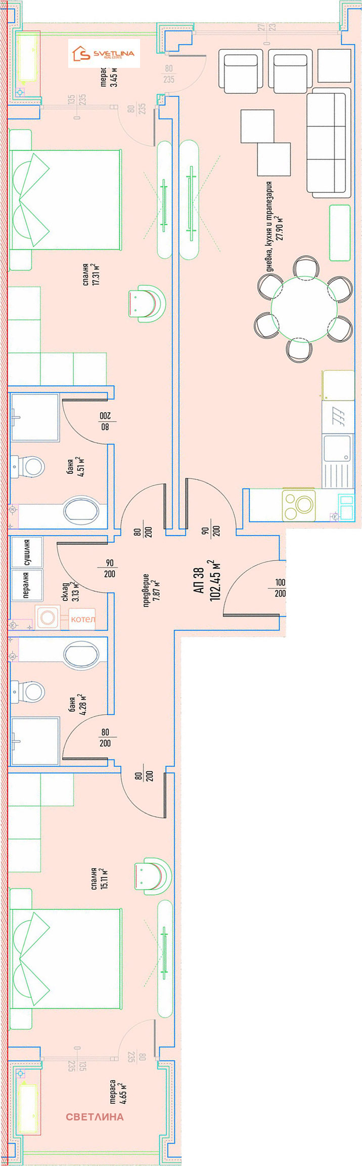 Продава  3-стаен град София , Симеоново , 124 кв.м | 31553791